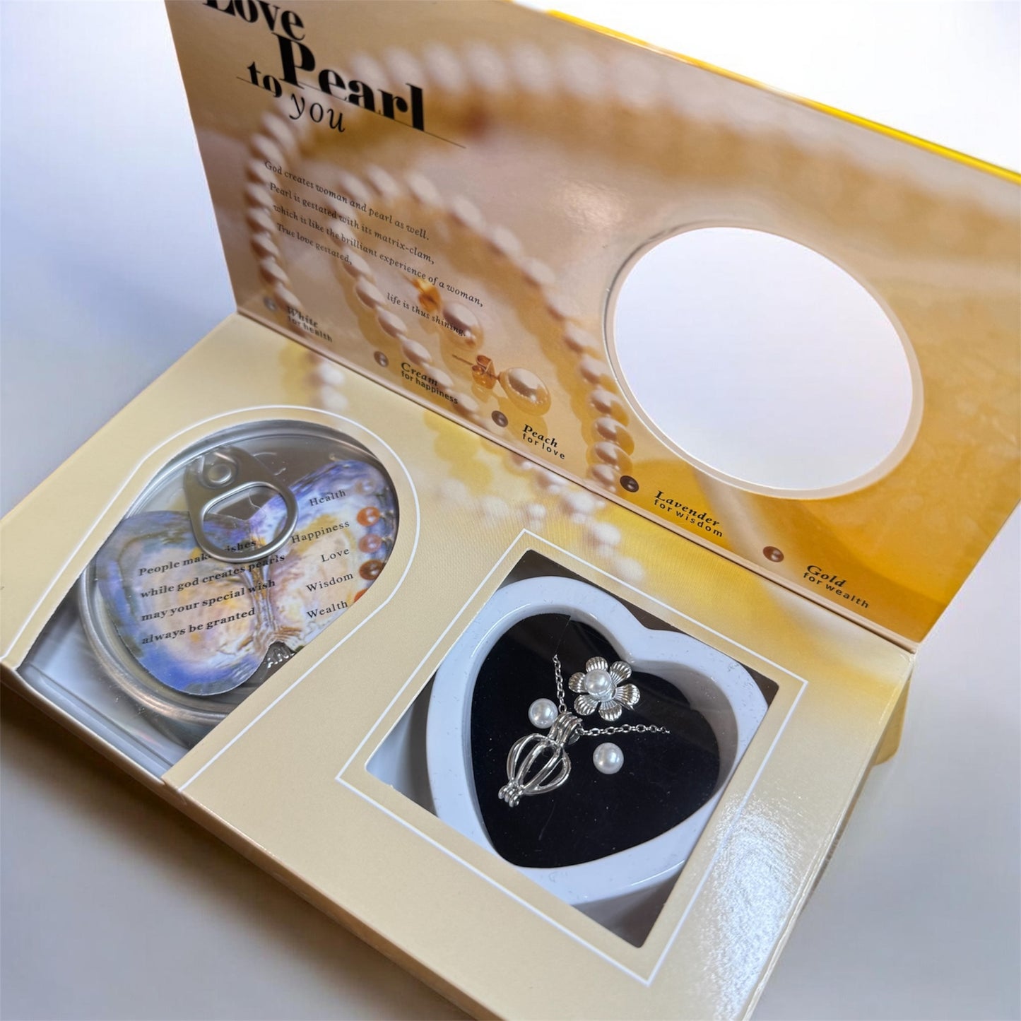 Love Oyster Pearl Locket Set 💕✨