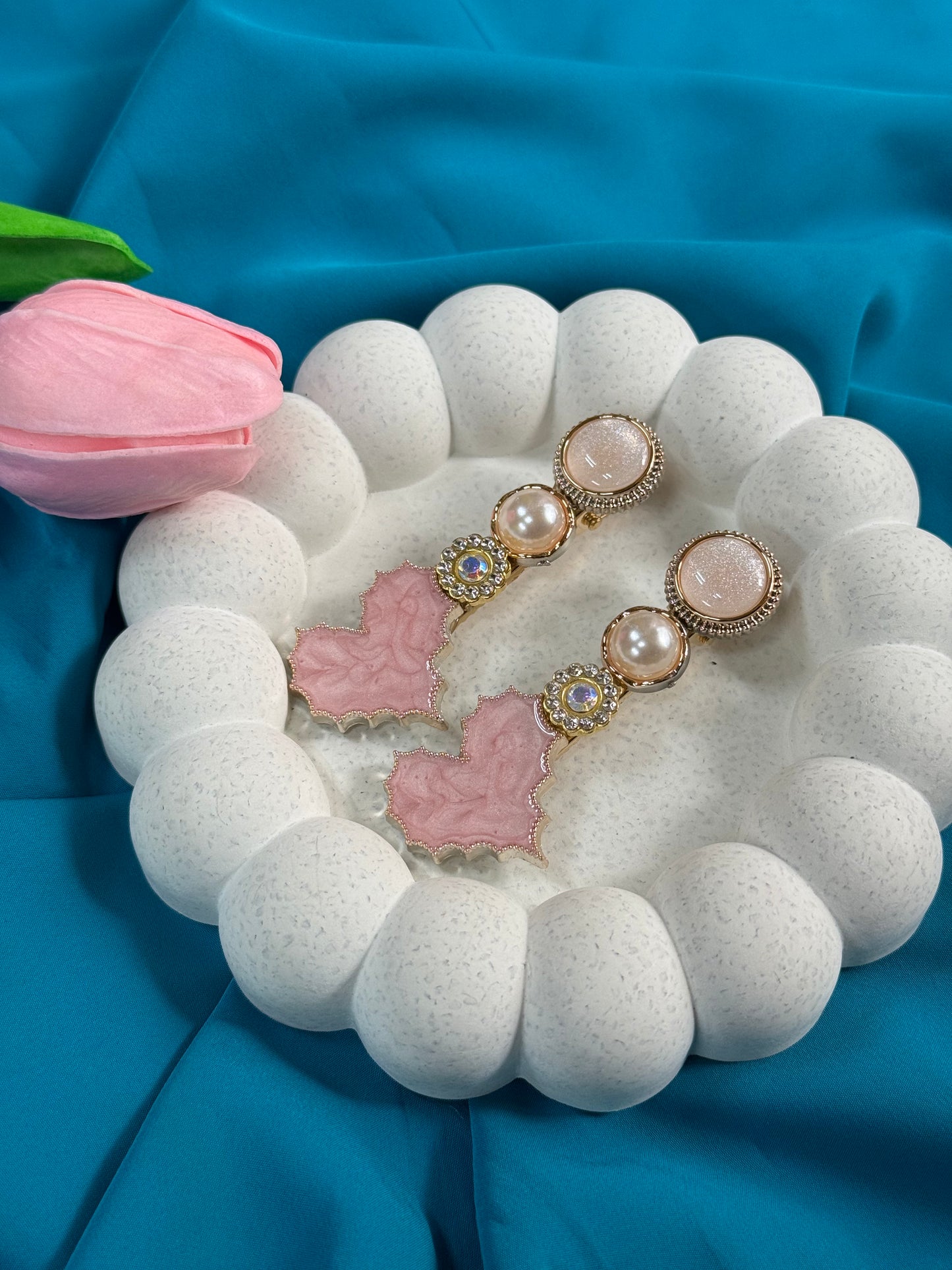 Elegant Pastel Pink Head Accessory