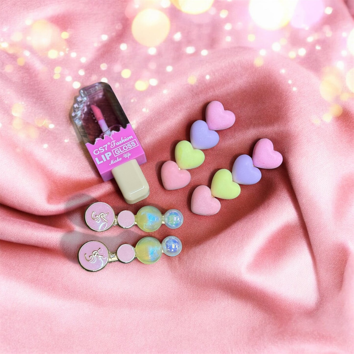 Sweet Heart Accessories and Popsicle Lip Gloss