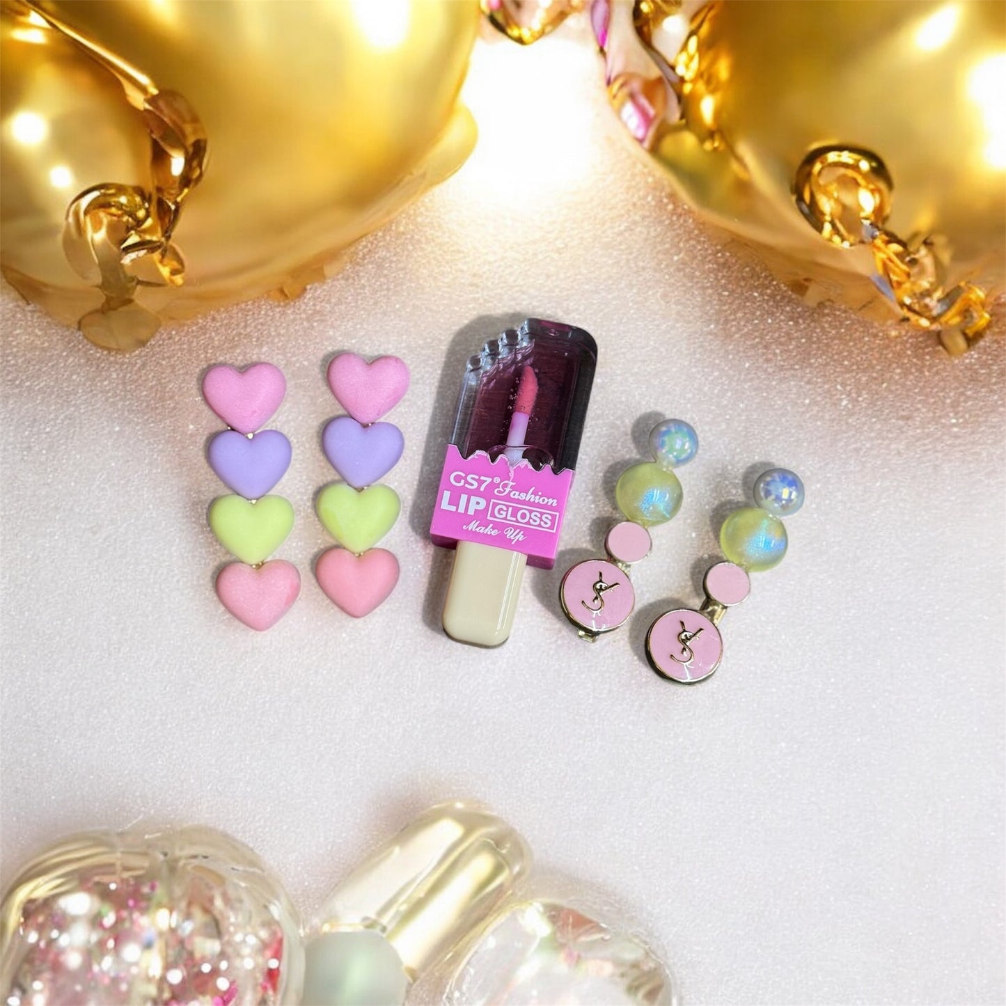 Sweet Heart Accessories and Popsicle Lip Gloss